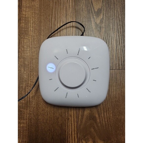 Restful Sleep 12 Sounds Black Series White Noise Machine Auto Shutoff - Picture 2 of 3